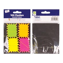 FLUORESCENT FLASHES 5.6CM X 4.2CM - 100 PACK