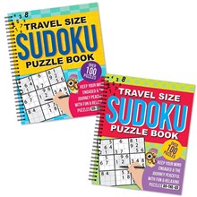 TRAVEL SIZE SUDOKU SPIRAL BOUND BOOK