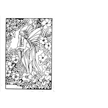 LARGE COLOURING BOARD - WILD FAIRY 1