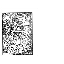 LARGE COLOURING BOARD - WILD FAIRY 2