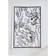 LARGE COLOURING BOARD - PONY 2