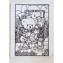 LARGE COLOURING- TEDDY HAMPER