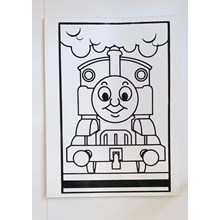 LARGE COLOURING BOARD - BIG TRAIN