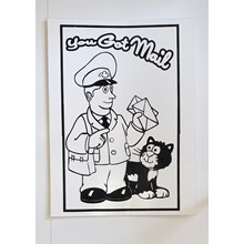 LARGE COLOURING BOARD - POST BUDDY
