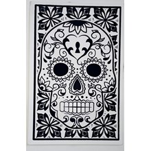 LARGE COLOURING BOARD - CANDY SKULL 2