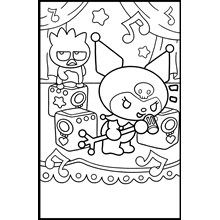 LARGE COLOURING BOARD - KAWAII
