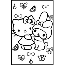 LARGE COLOURING BOARD - SWEET KITTY