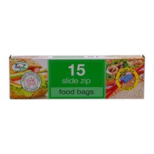 TIDYZ - SLIDE ZIP FOOD BAGS - 15PACK