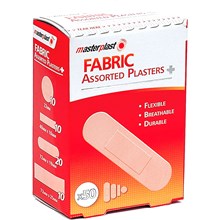 MASTERPLAST - FABRIC PLASTERS ASSORTED - 50PK MASTERPLAST - FABRIC PLASTERS ASSORTED - 50PK