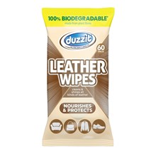 DUZZIT - BIODEGRADE LEATHER CLEANING WIPES - 60 PK