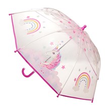 CLEAR UNICORN DOME UMBRELLA - KIDS