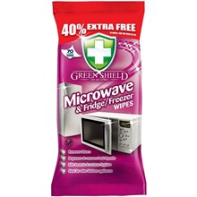 GREEN SHIELD - MICROWAVE & FRIDGE WIPES - 70 PACK