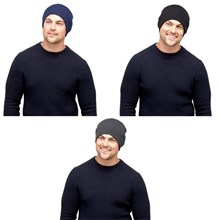MENS PLAIN BEANIE HAT