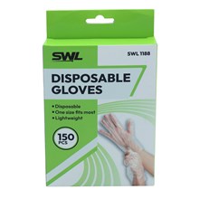 SWL - DISPOSABLE GLOVES -150 PACK