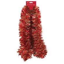 CHUNKY TINSEL - RED/GOLD - 2M