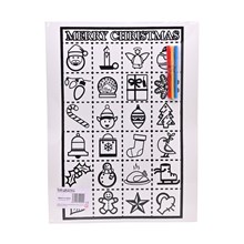 LARGE COLOURING BOARD - CHRISTMAS ADVENT