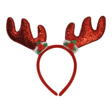 SEQUIN REINDEEER ANTLERS ASST