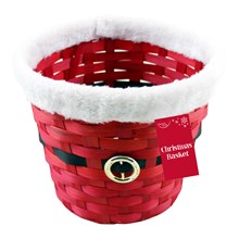 NORTH POLE - ROUND CHRISTMAS HAMPER BASKET