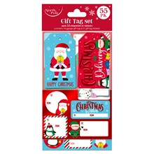 NORTH POLE - CUTE GIFT TAG AND STICKER SET