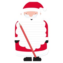 NORTH POLE - XMAS NOTEPAD & PENCIL SET - 2 ASORTED