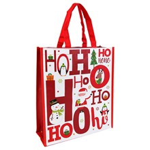 NORTH POLE - HOHOHO XMAS WOVEN GIFT BAG - SMALL