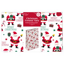 NORTH POLE - MERR XMAS PRESENT SACK 36 X 70 X 24CM