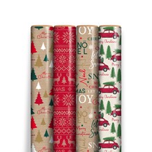 4M MERRY CHRISTMAS KRAFT GIFT WRAP