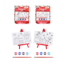 CHRISTMAS PAINT ART SET 15CM X 10CM