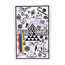 MEDIUM COLOURING BOARD - MERRY XMAS