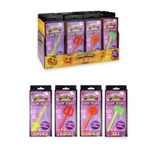 20CM HALLOWEEN GLOW WAND - 2PC SET