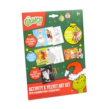 THE GRINCH FESTIVE ACTIVITY & VELVET ART SET