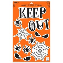 HALLOWEEN SPOOKY WINDOW STICKERS 48S