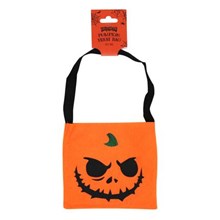 HALLOWEEN PUMPKIN FELT BAG
