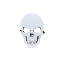 HALLOWEEN MASK SKELETON WHITE ADULT