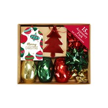 TRADITIONAL TAG & RIBBON ACCESSORIES PACK - 15 PIECE
