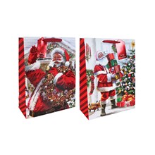 JOYFUL SANTA LARGE BAG 2 ASSORTED