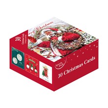 30 PACK CHRISTMAS CARDS BOXED