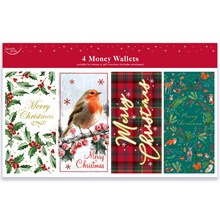 4 PACK TRADITIONAL MONEY WALLET