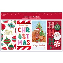 4 PACK CONTEMPORARY MONEY WALLET