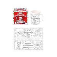 COLOUR YOUR OWN CHRISTMAS MUG 300ML