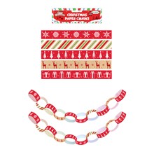 CHRISTMAS PAPER CHAINS DIY DECORATION SET