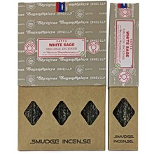 SATYA - SMUDGE WHITE SAGE 25G - 12 PACK