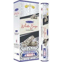 SATYA HEXA WHITE SAGE - 6 PACK