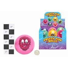 SMALL FRUITY FUN BALL DISPLAY BOX
