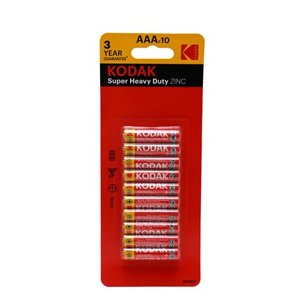KODAK AAA BATTERY - 10 PACK