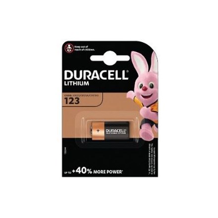 DURACELL - CR123 (DL123) LITHIUM BATTERY