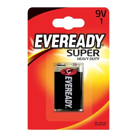 EVEREADY 9V/6F22 PP3 BATTERY - 1 PACK