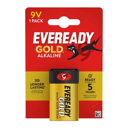 EVEREADY - GOLD ALKALINE 9V - 12 PACK