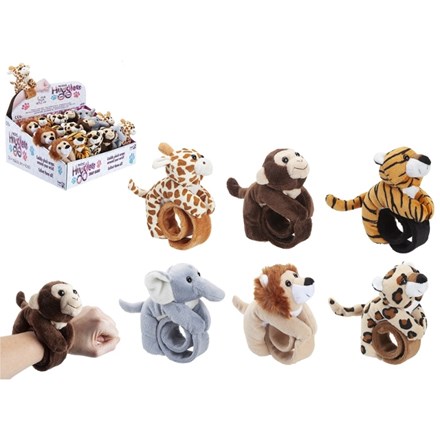 HUGGLERS SNAPBAND - 15CM ZOO ANIMALS - 6ASST