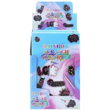 MAGIC COLOUR SCRATCH STICKERS SET